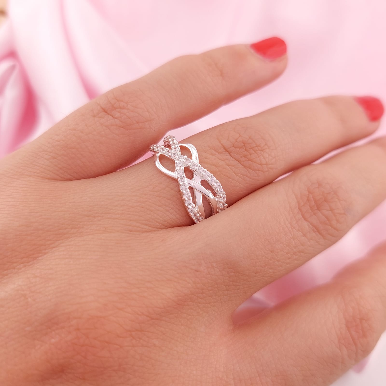 Anillo Dama Plata 925 25555v