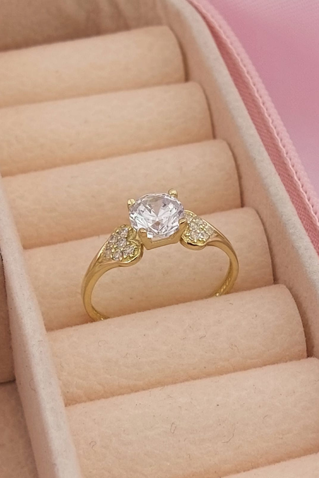 Anillo Compromiso Oro 10k 25620