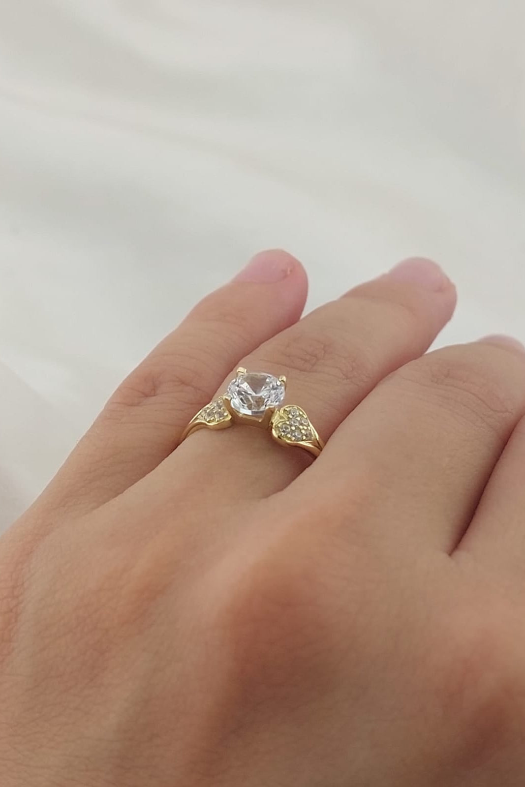 Anillo Compromiso Oro 10k 25620