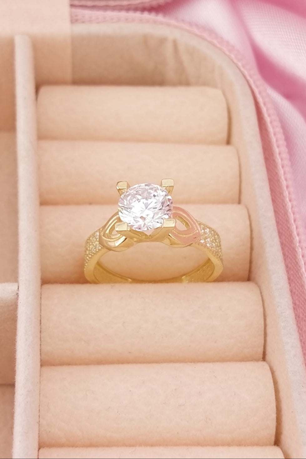 Anillo Compromiso Oro 10k 25621
