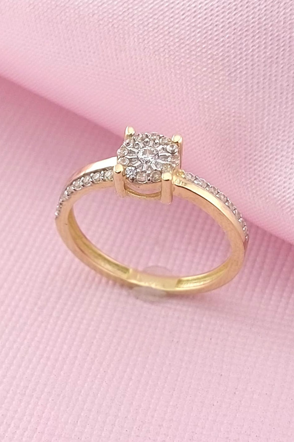 Anillo Dama Compromiso Oro 10k 25636