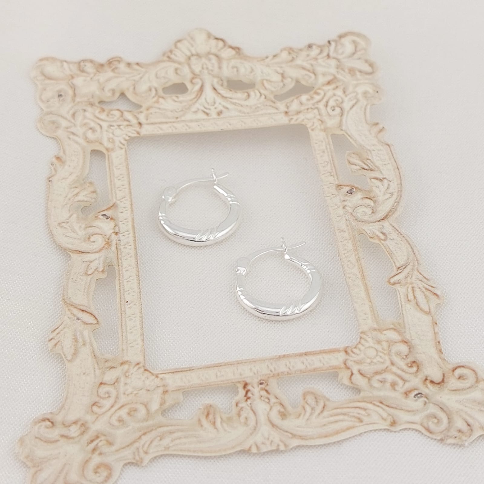 Argollas 13mm Plata 925 25651