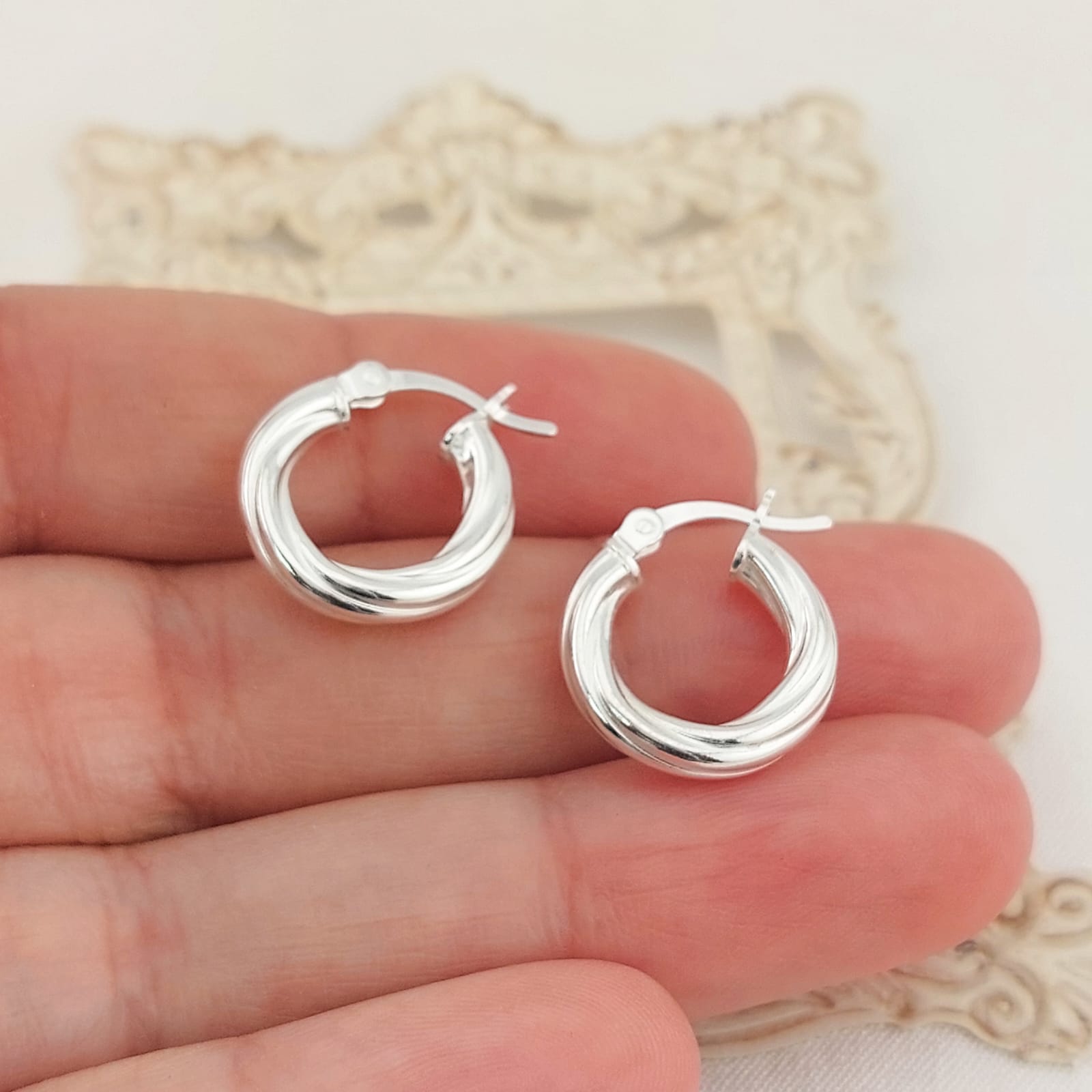 Argollas 15mm Plata 925 25652