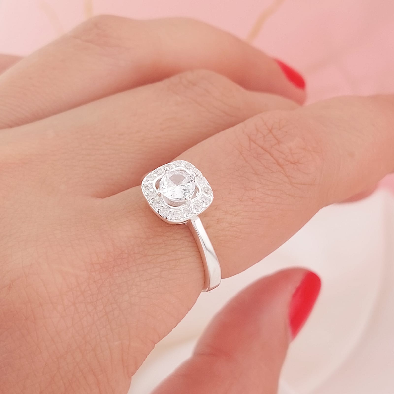 Anillo Compromiso Plata 925 25654