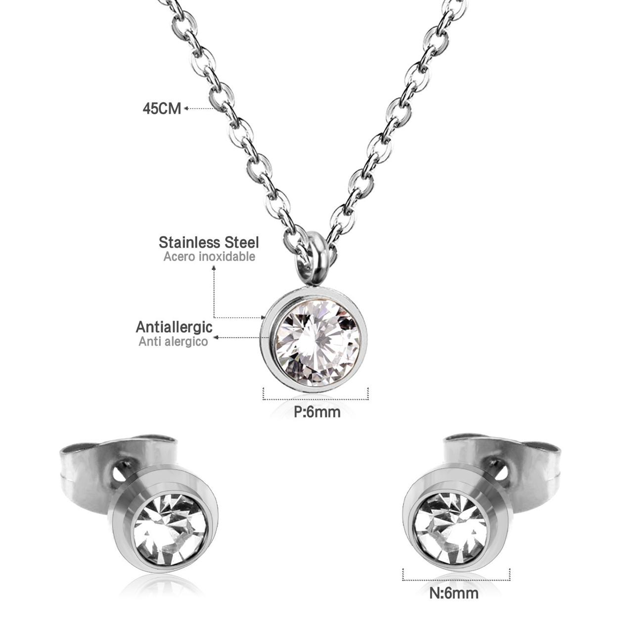 Juego Dama Acero 25719