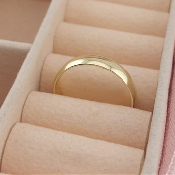 Anillo Matrimonio 3mm Macizo Oro 10k Italia 25743