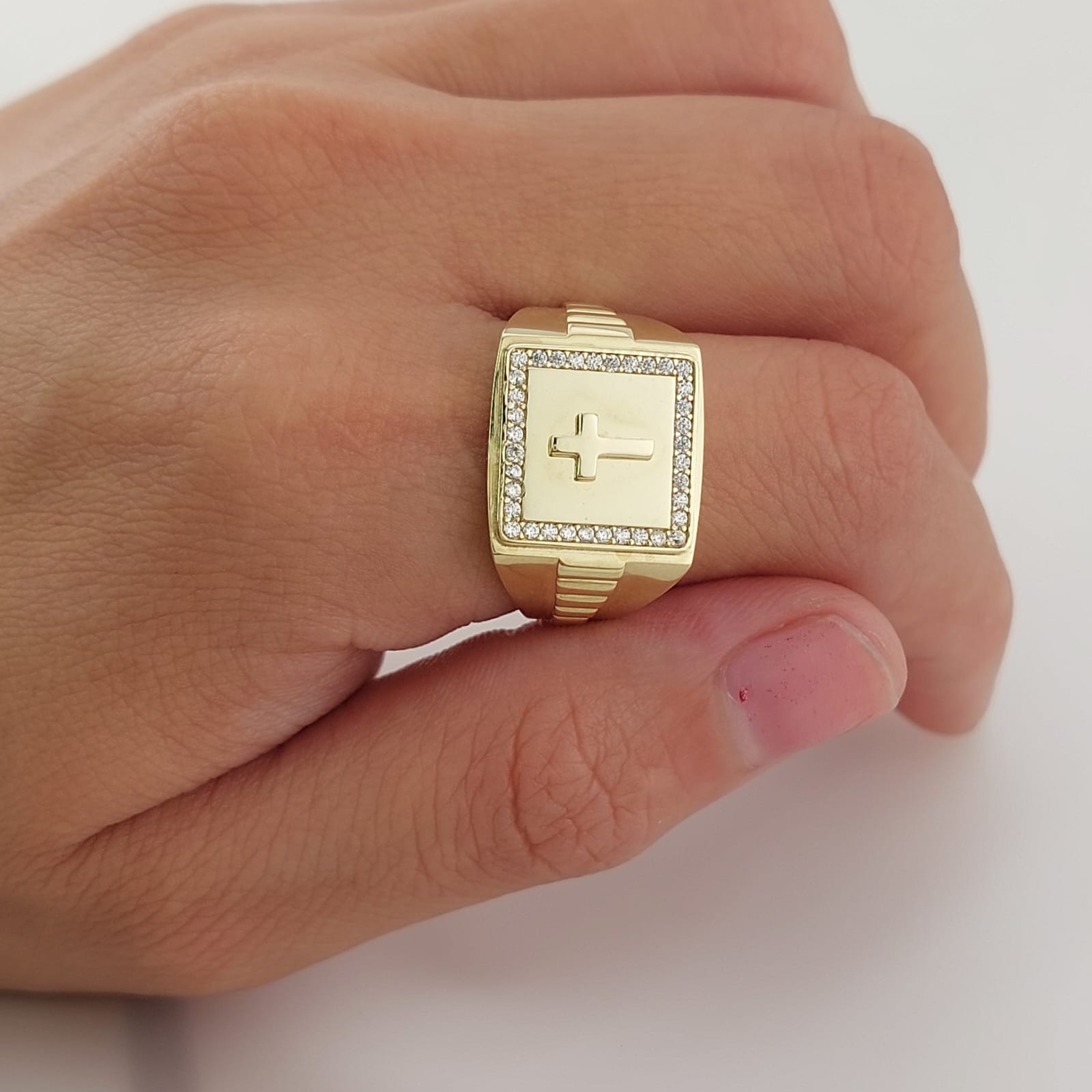 Anillo Hombre Oro 10k Italia 25766