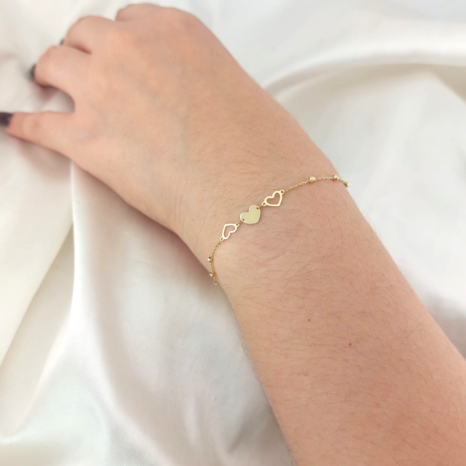 Pulsera Dama 17-19cm Oro 10k 25773