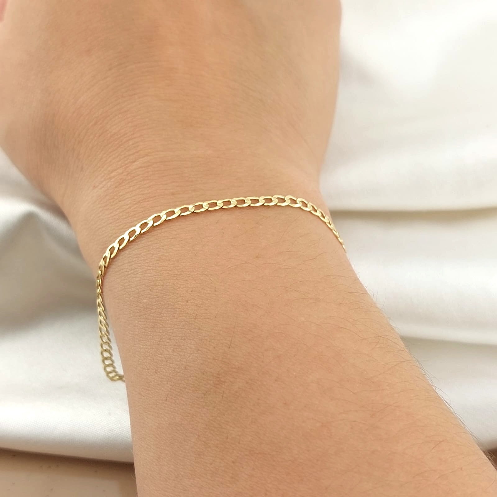 Pulsera Maciza 19cm X 2.5mm Oro 10k 25774