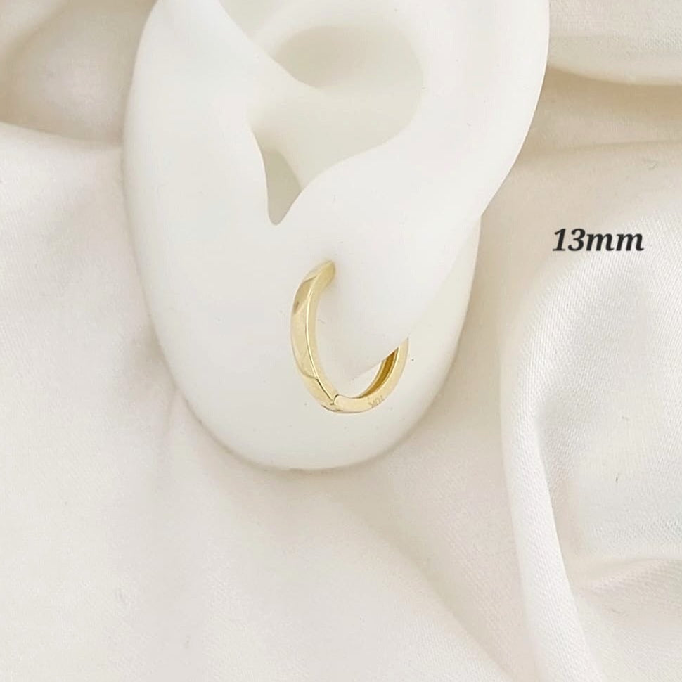 Huggies 13mm Oro 10k Italia 25791