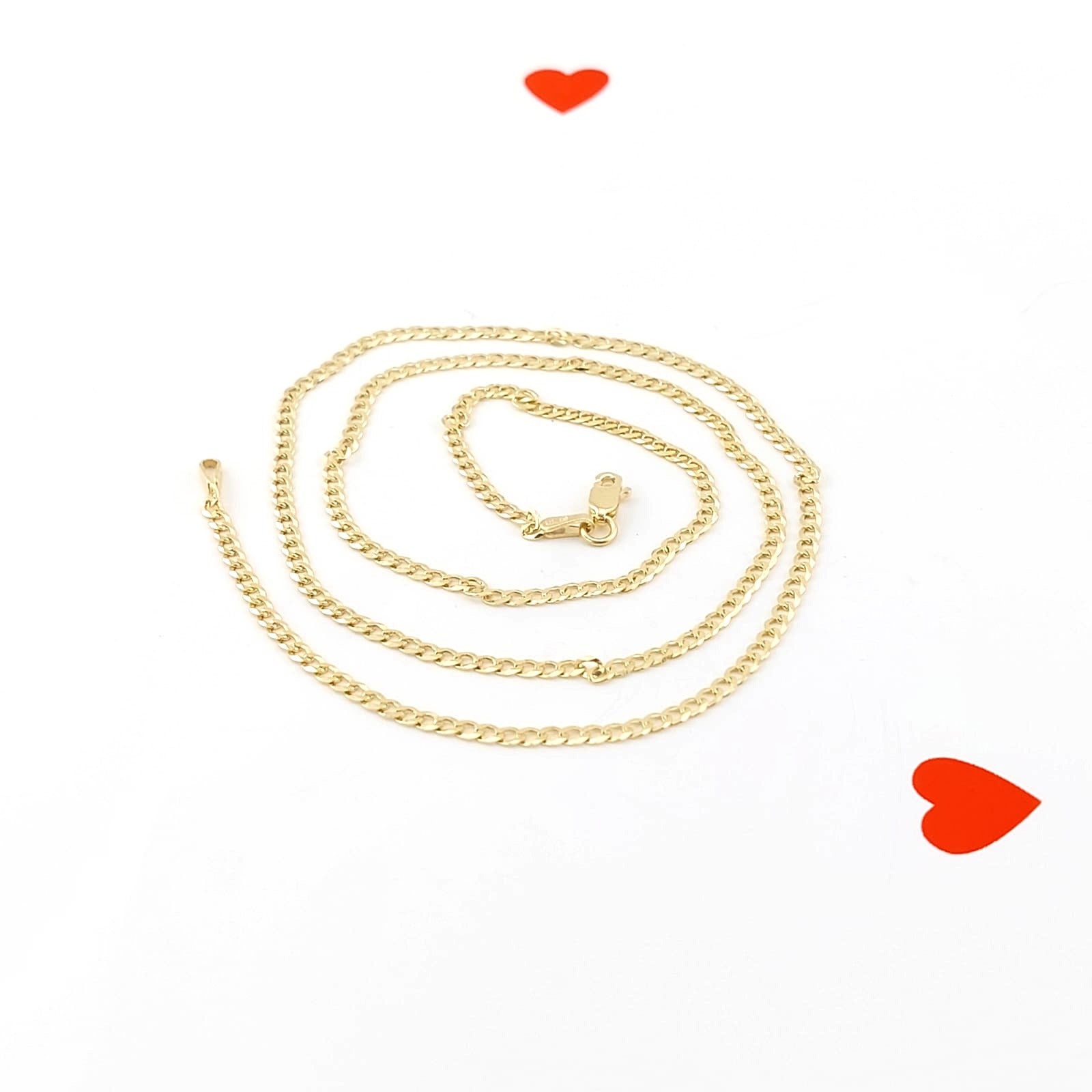 Cadena Grumet Maciza 45cm/2mm Oro 10k Italia 25779