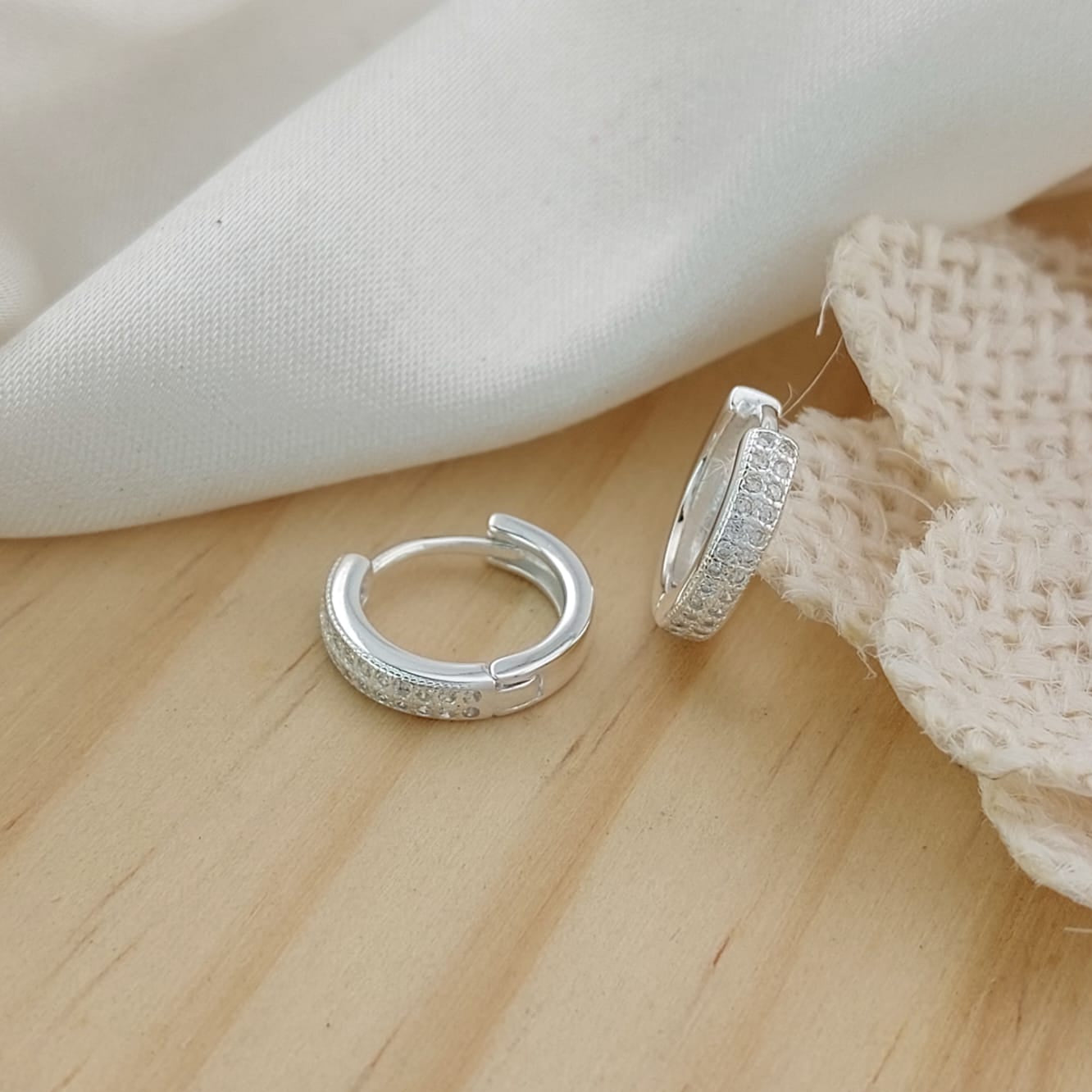 Huggies 13mm Plata 925 25885