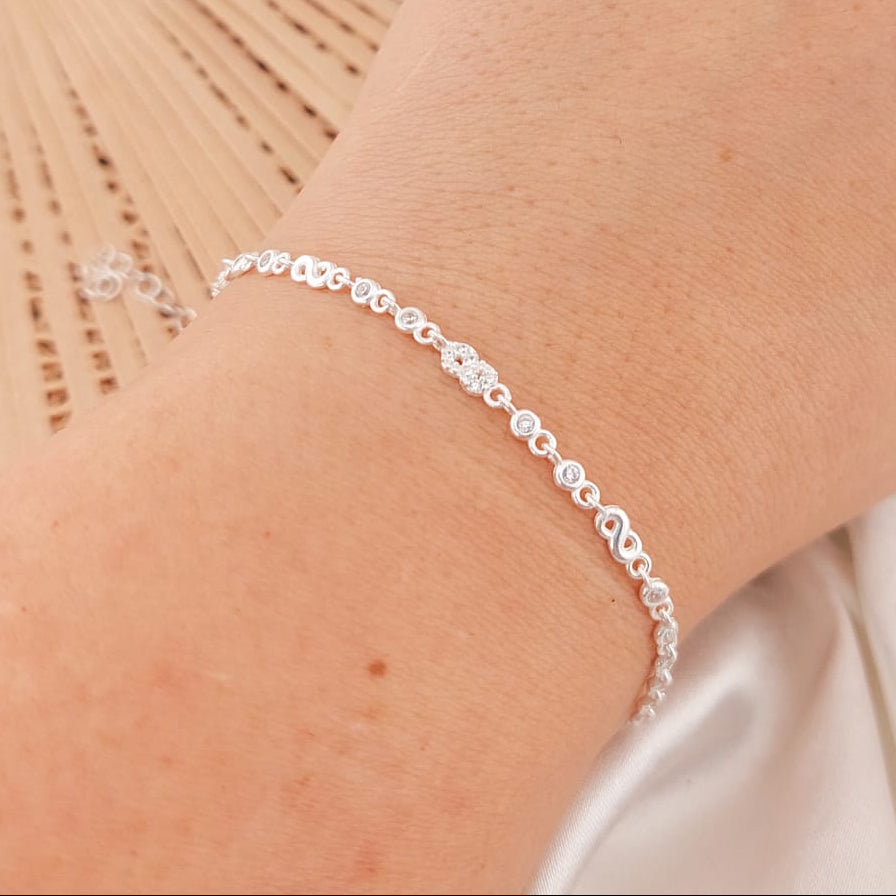 Pulsera Dama 17.5-21.5cm Plata 925 25846