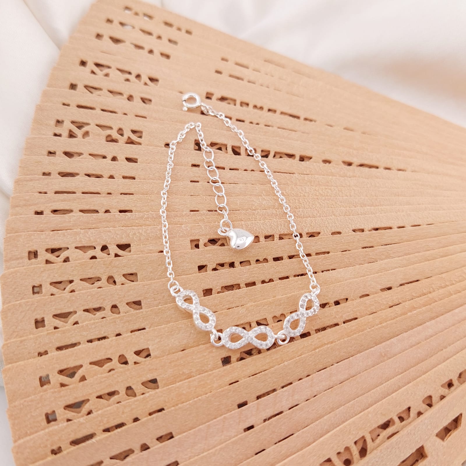 Pulsera Dama 17-19cm Plata 925 25842