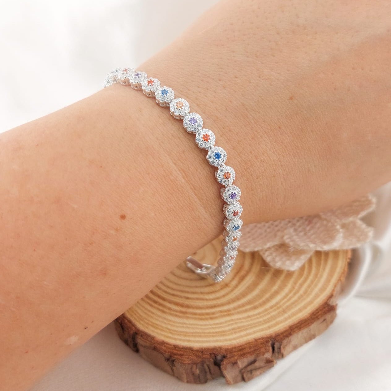 Pulsera Dama 18.5cm Plata 925 25831