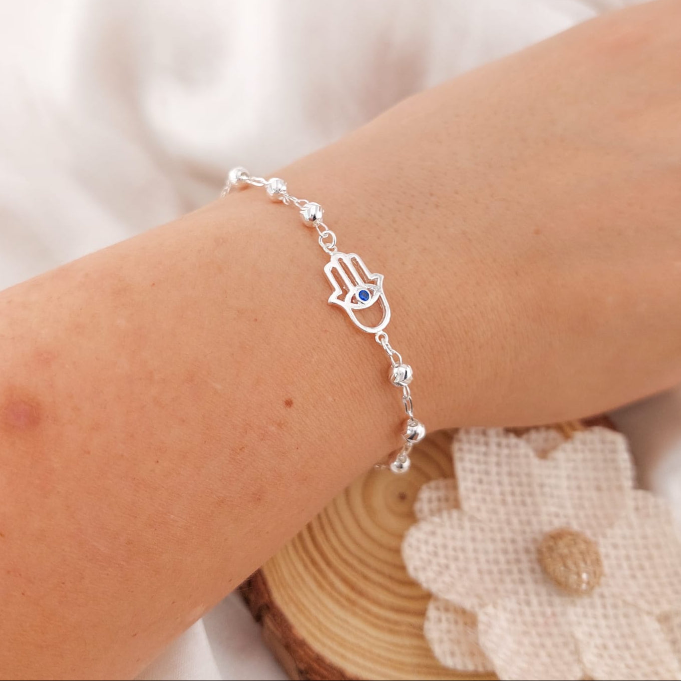 Pulsera Dama 18.5cm Plata 925 25835