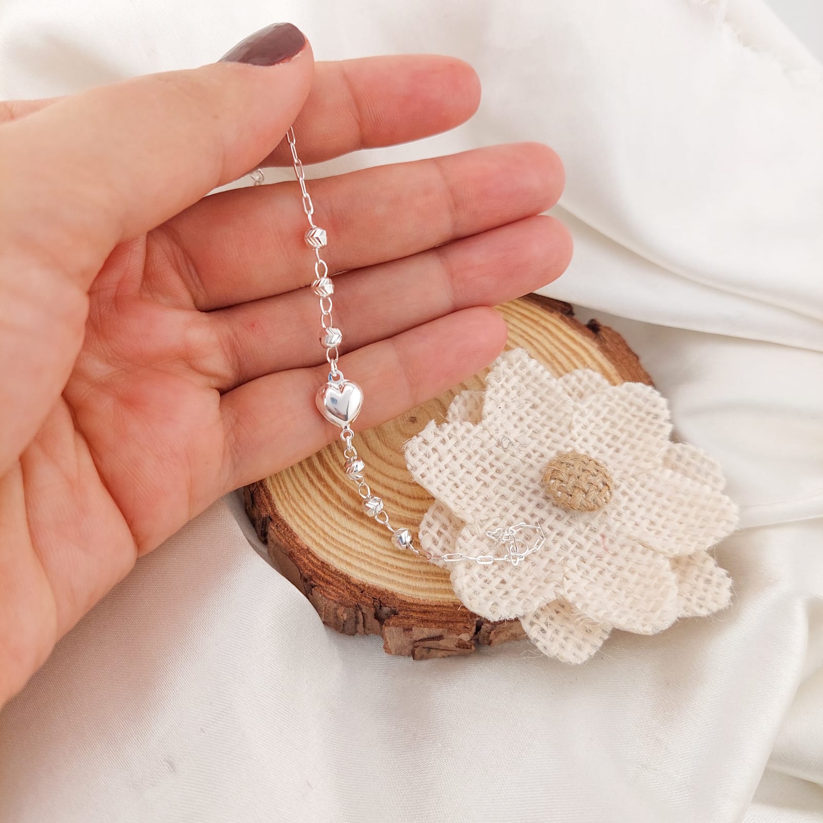 Pulsera Dama 19cm Plata 925 25841