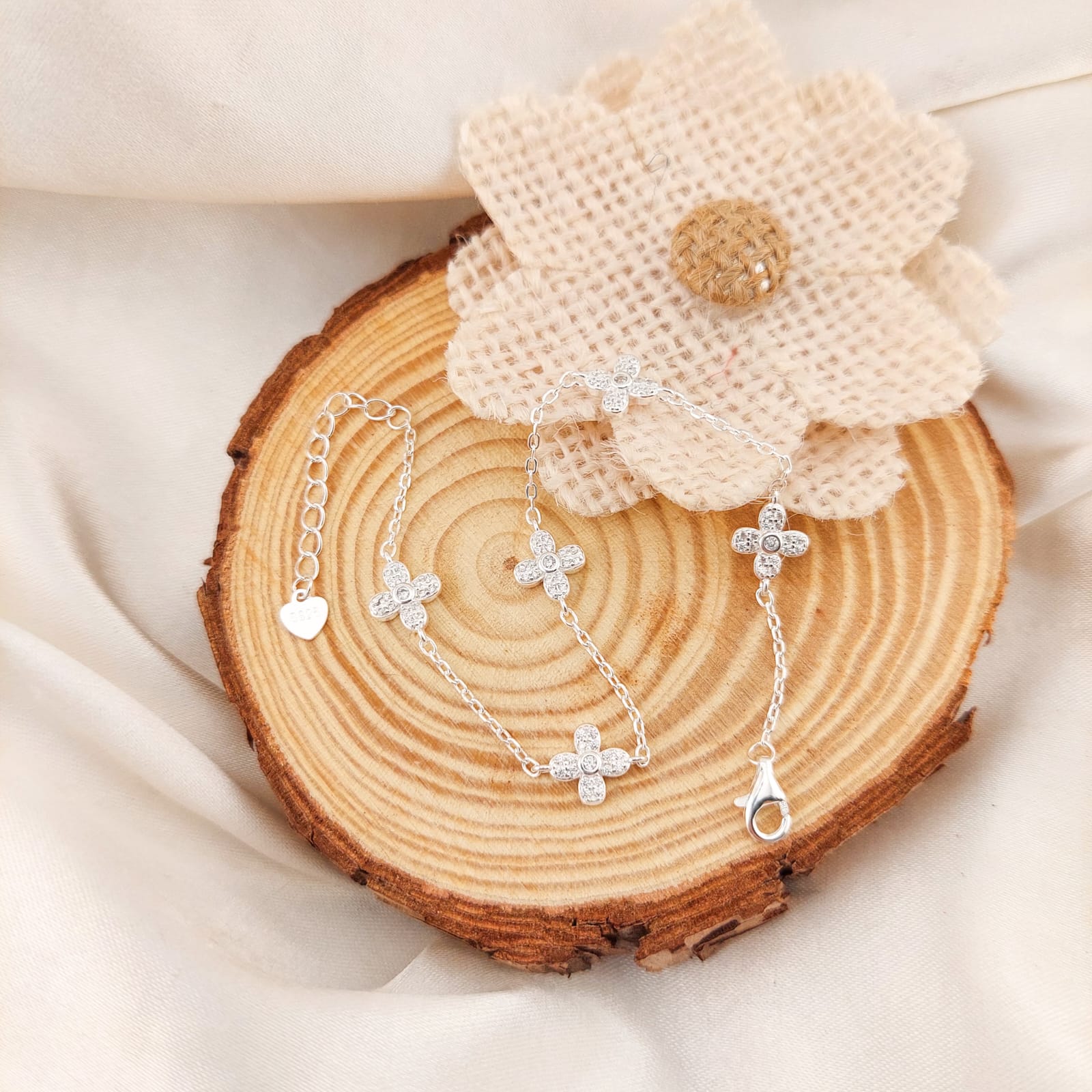 Pulsera Dama 17-19cm Plata 925 25845