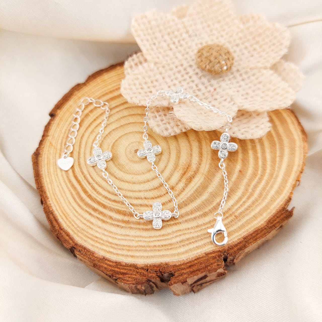 Pulsera Dama 17-19cm Plata 925 25845