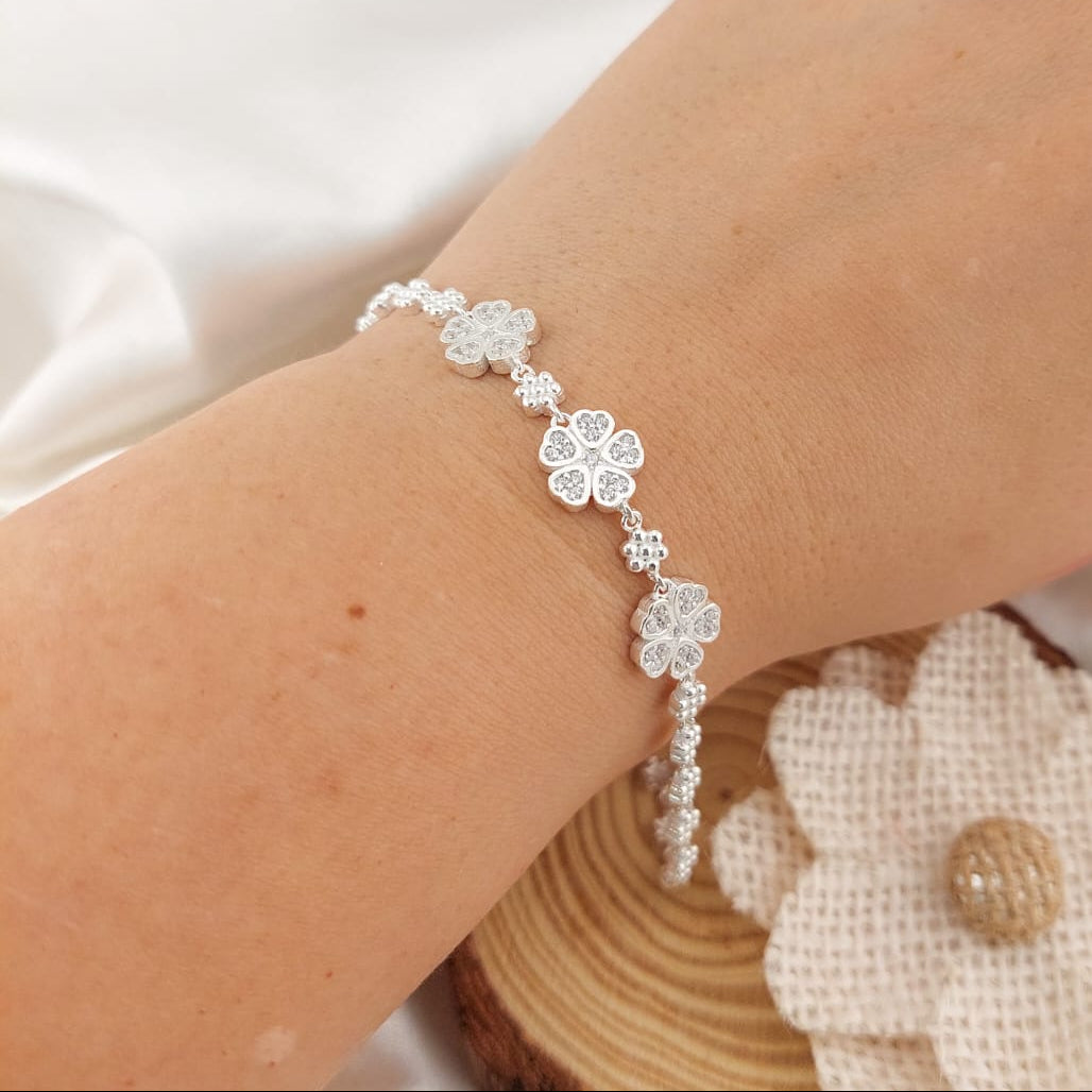 Pulsera Dama 18-20cm Plata 925 25843