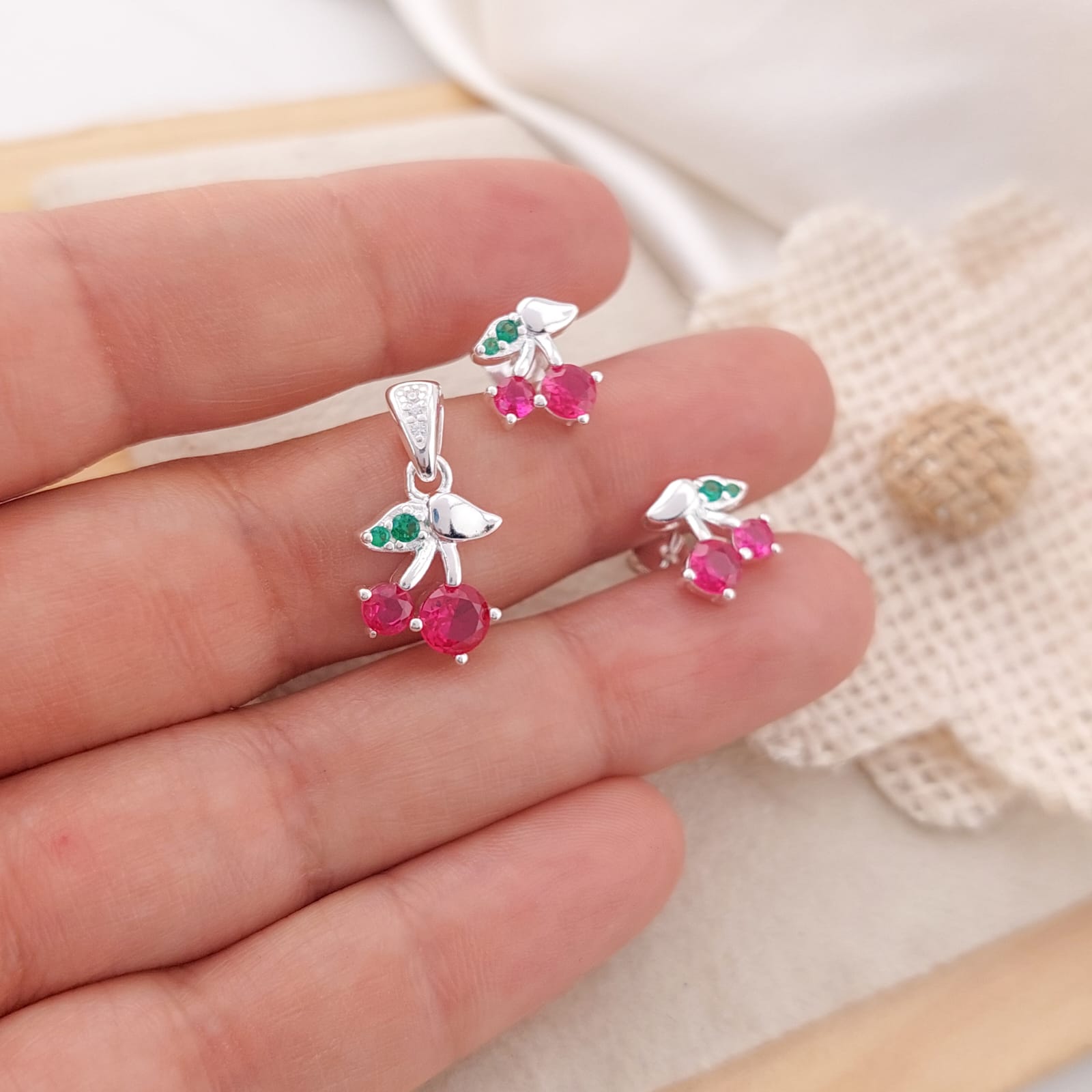 Juego Dama Plata 925 25973