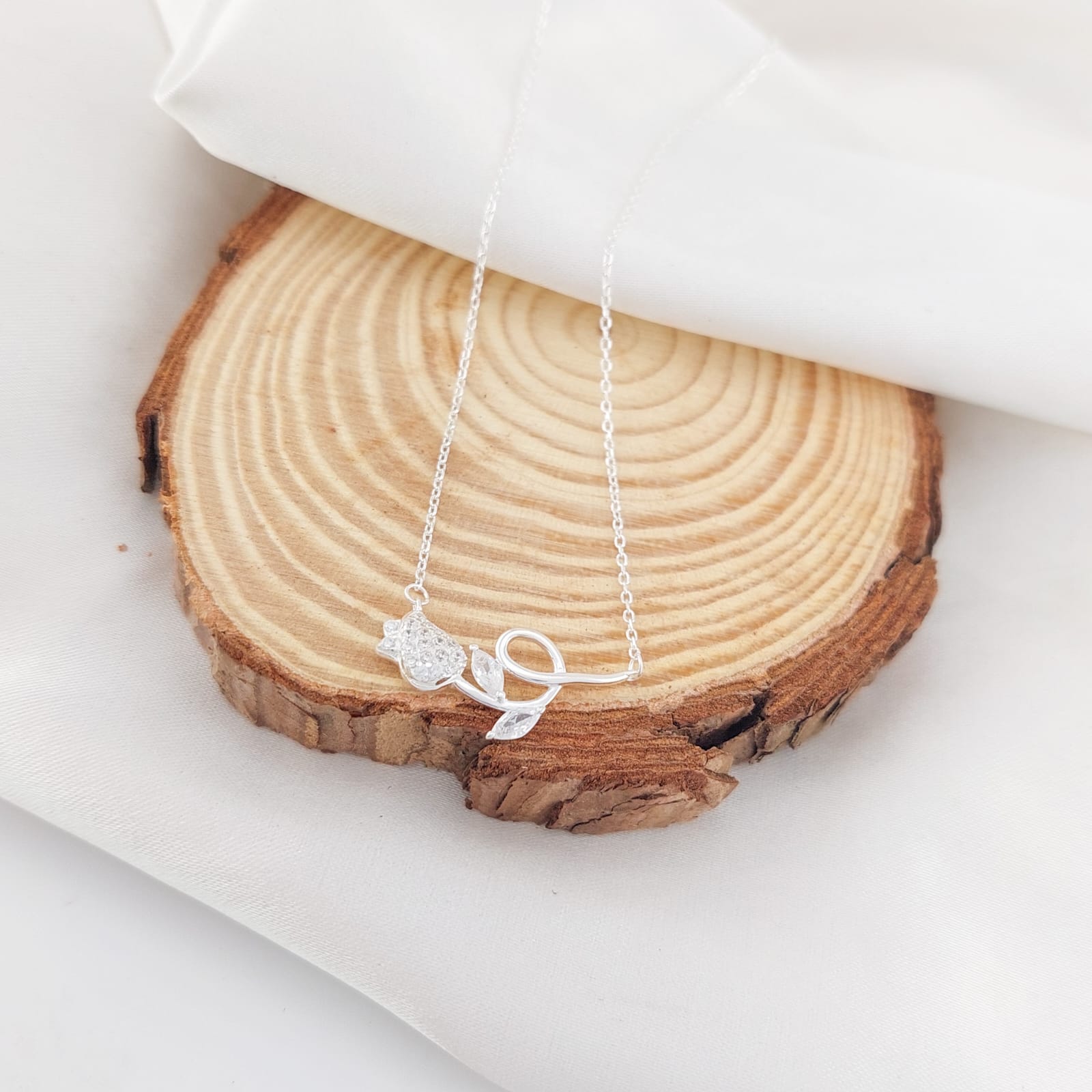 Collar Dama 45-50cm Plata 925 25940