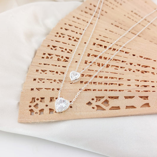 Collar Doble Dama 40-50cm Plata 925 25926