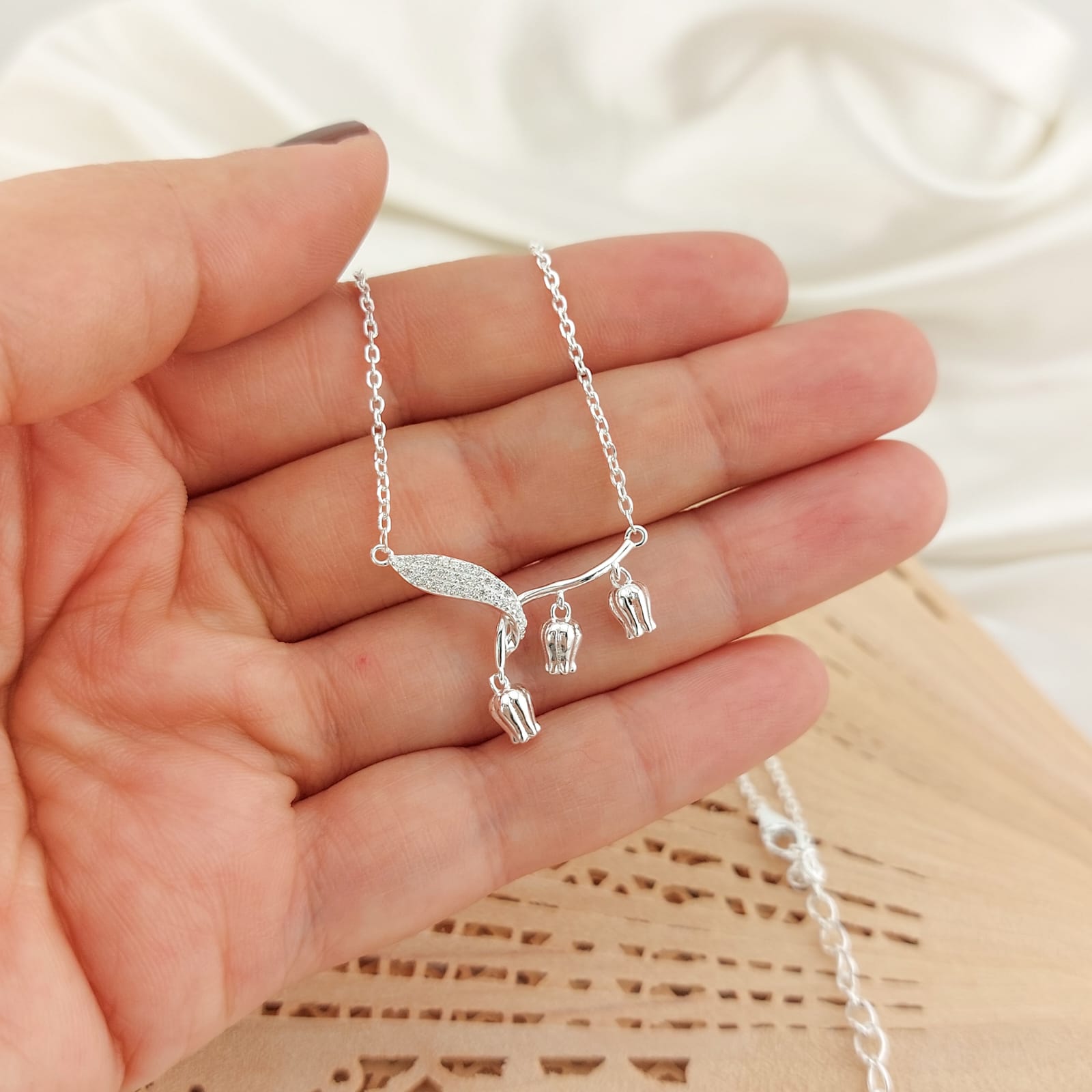 Collar Dama 45-50cm Plata 925 25941