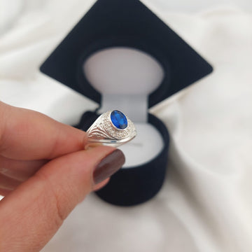 Anillo Graduación Sexto Plata 925 25953