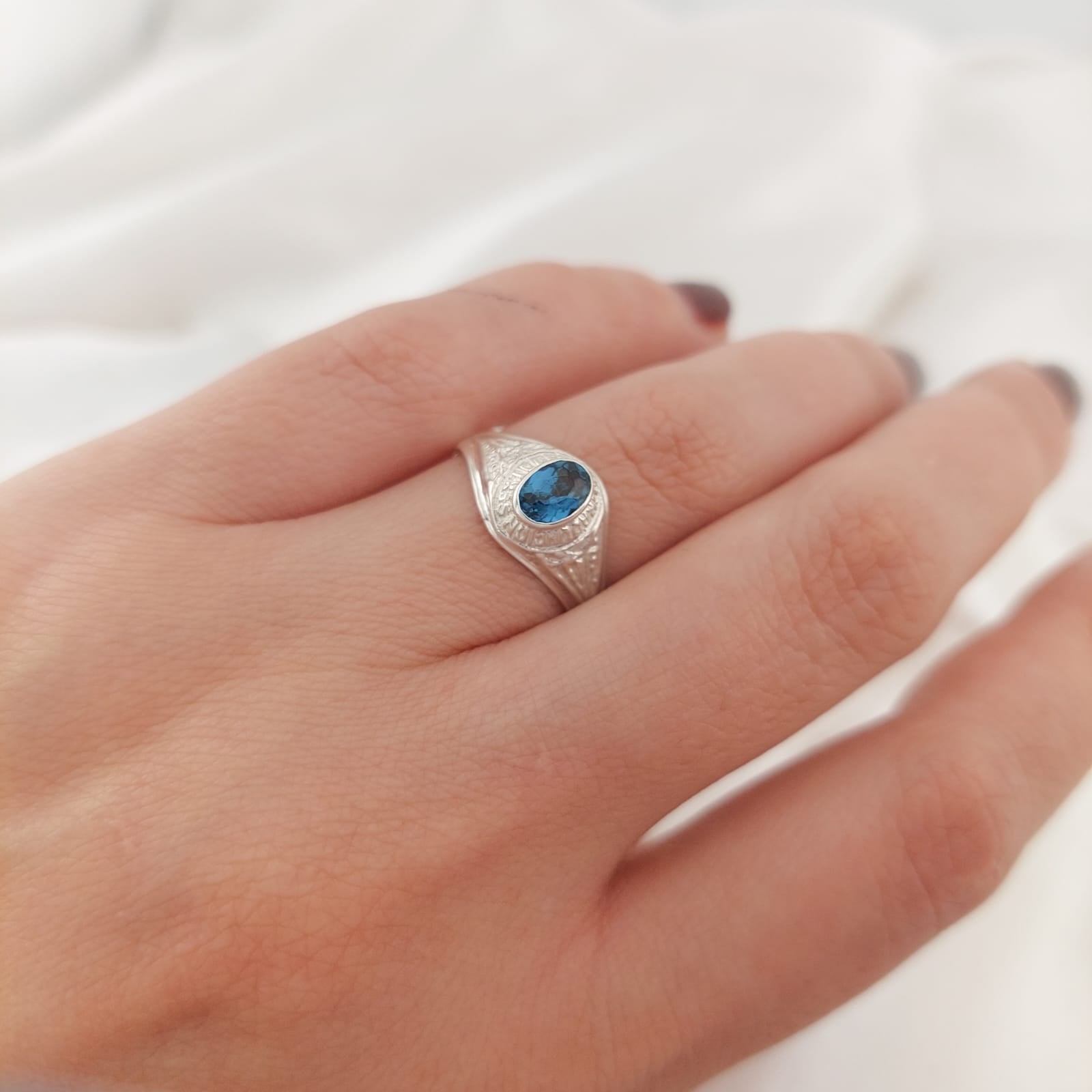 Anillo Graduación Sexto Plata 925 25952