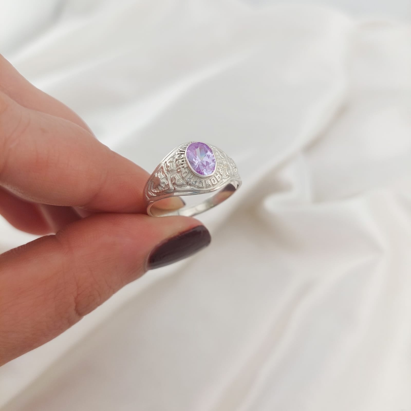 Anillo Graduación Plata 925 25957