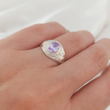 Anillo Graduación Plata 925 25957