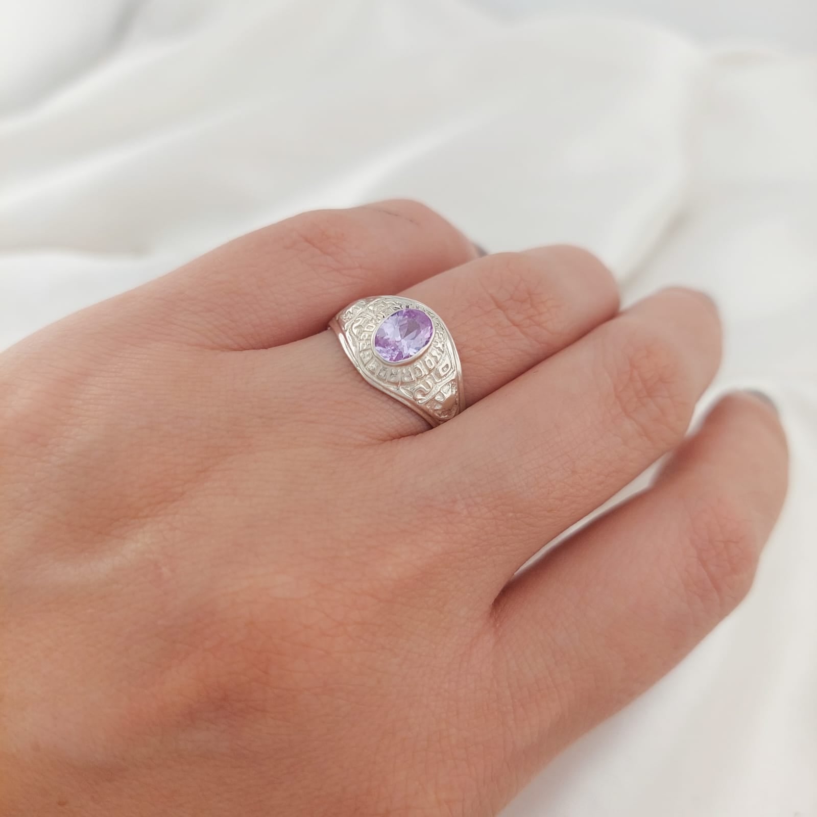 Anillo Graduación Plata 925 25957