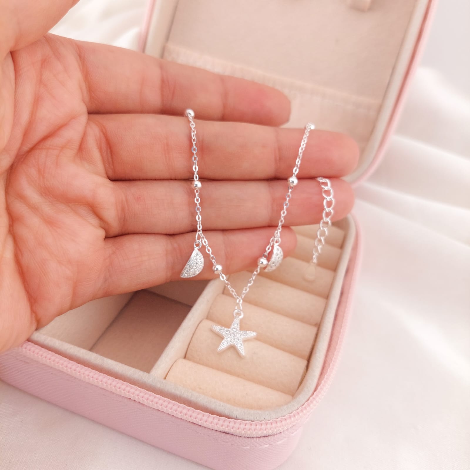 Pulsera Dama 17-19cm Plata 925 25979