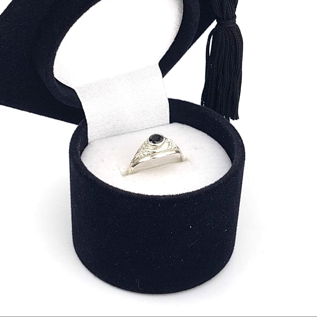 Anillo Graduación Plata 925 25990