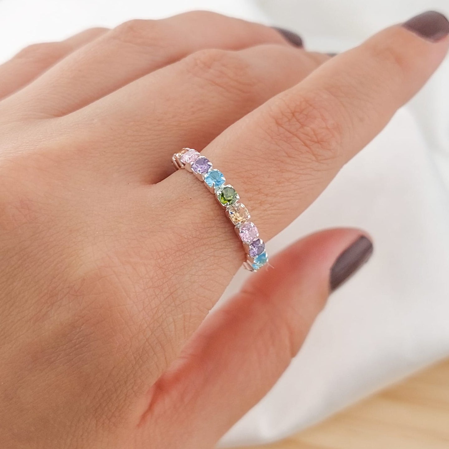 Anillo Flexible Dama Plata 925 25994