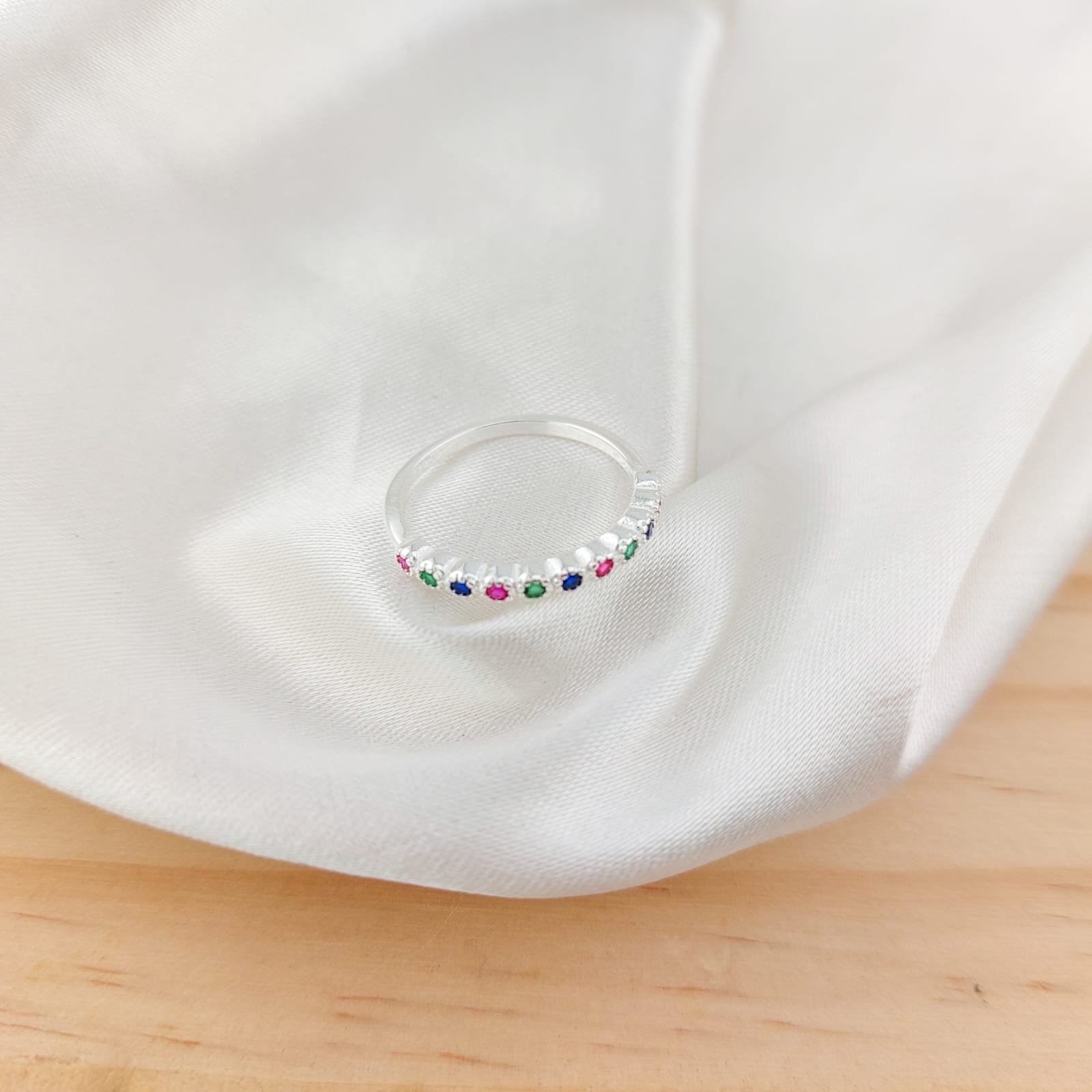 Anillo Cintillo Plata 925 25997