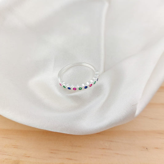 Anillo Cintillo Plata 925 25997