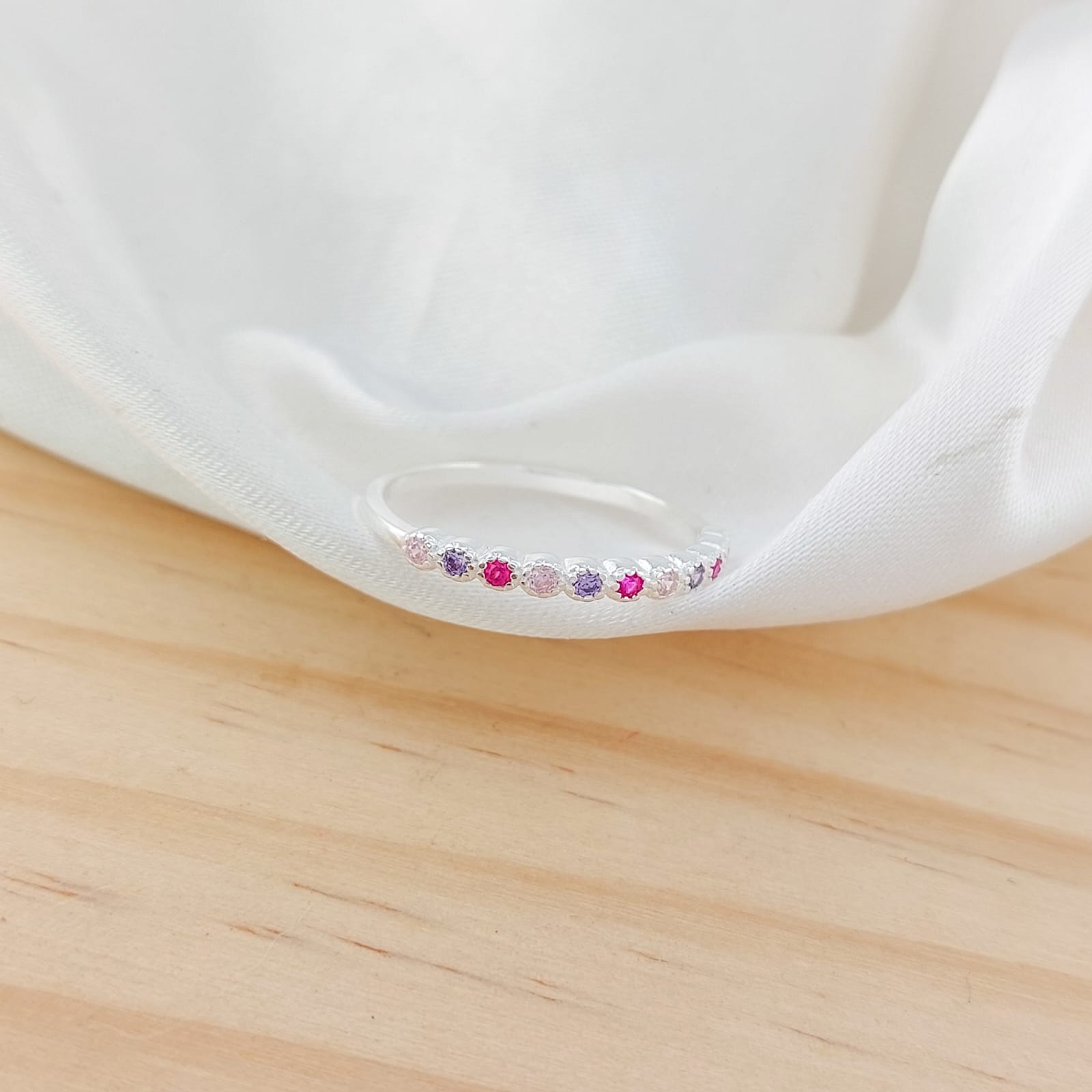 Anillo Cintillo Plata 925 25999