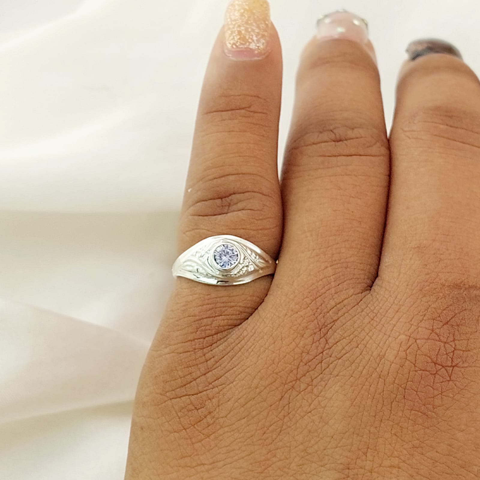 Anillo Graduación Kínder Plata 925 26032