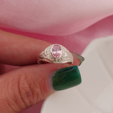 Anillo Graduación Kínder Plata 925 26043