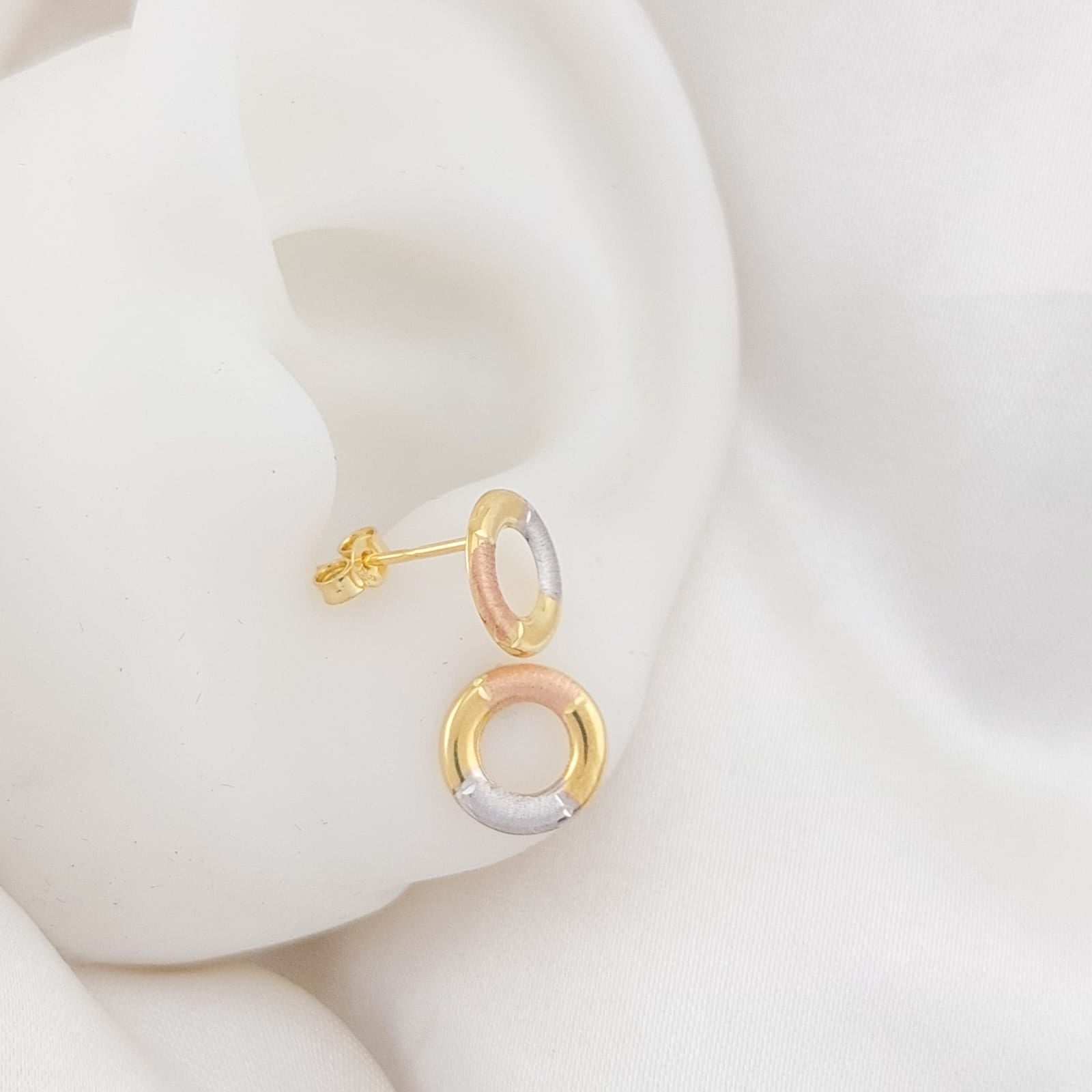 Aretes Oro 10k Italia 26074