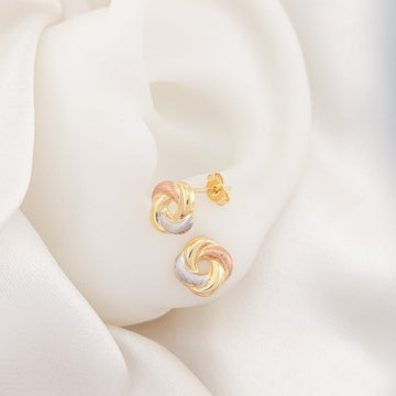 Aretes Oro 10k Italia 26064