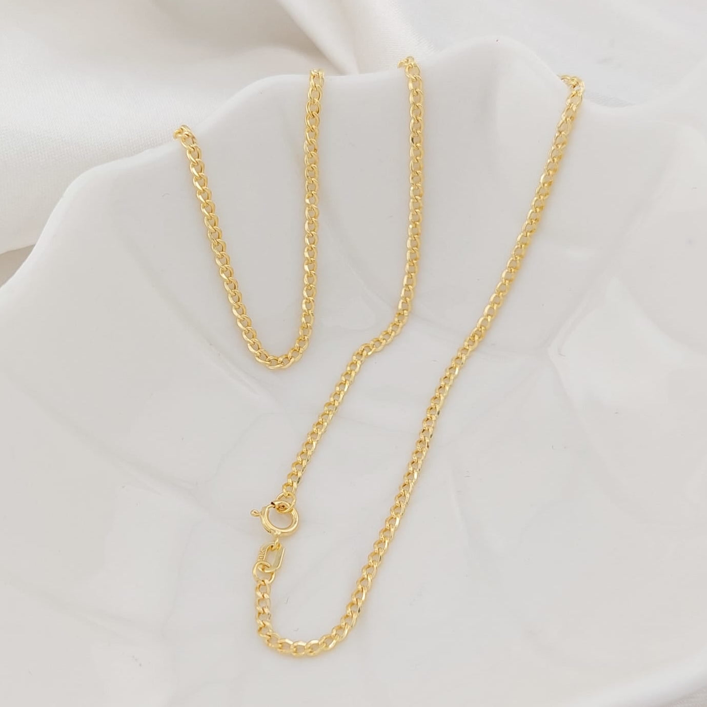Cadena Grumet 45cm/1.5mm Oro 10k Italia 26098