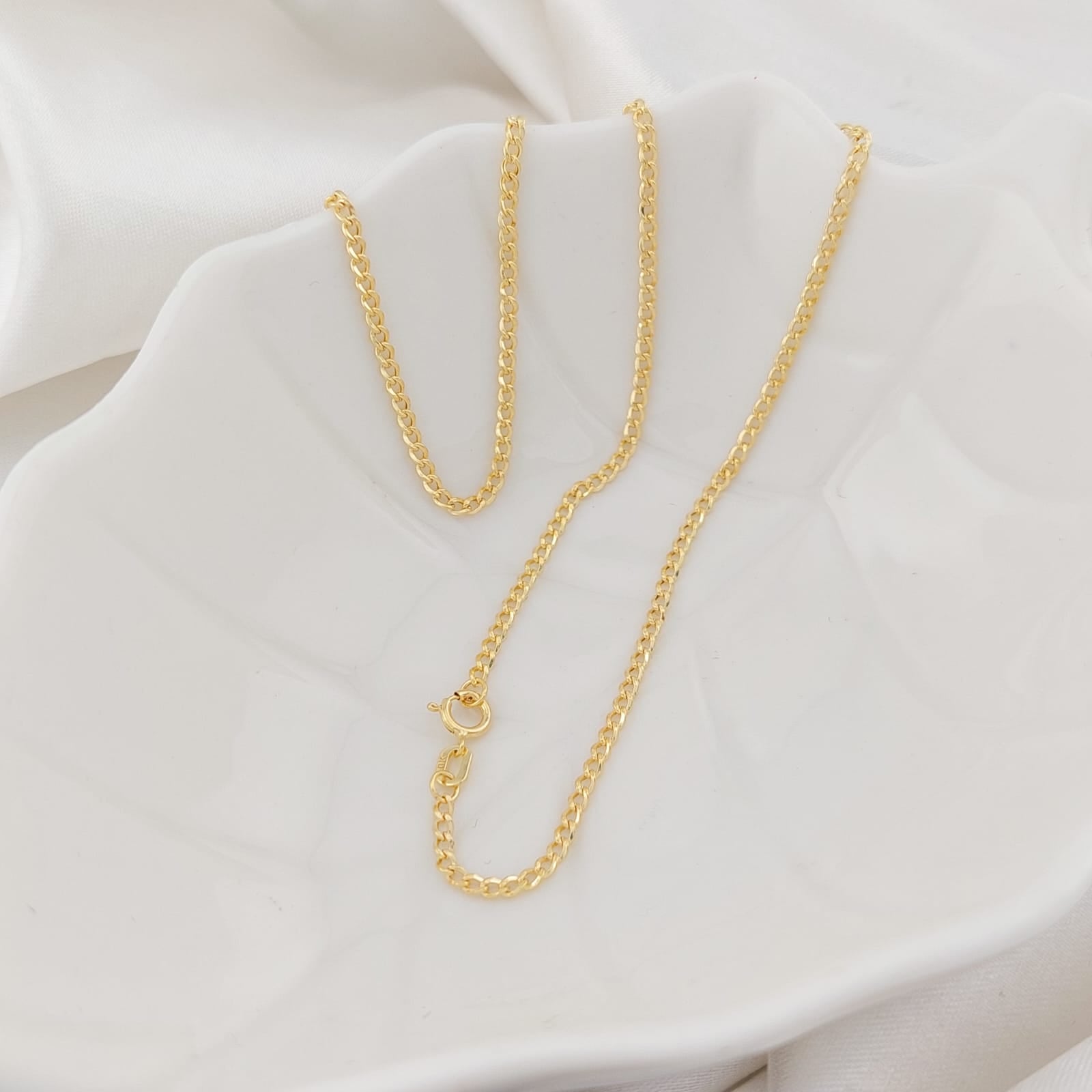 Cadena Grumet 50cm/1.5mm Oro 10k Italia 26099