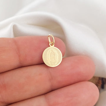 Dije Virgen Guadalupe 10mm Oro 10k 26089