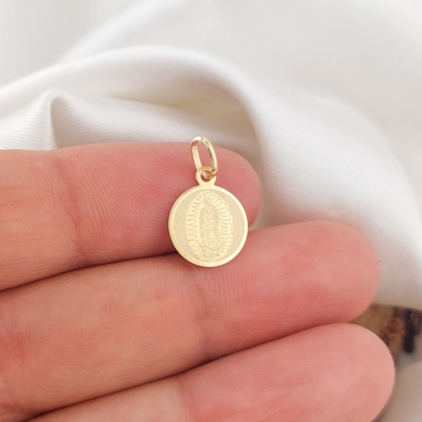 Dije Virgen Guadalupe 10mm Oro 10k 26089
