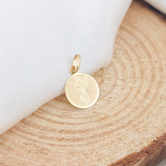 Dije Divino Niño 10mm Oro 10k 26090