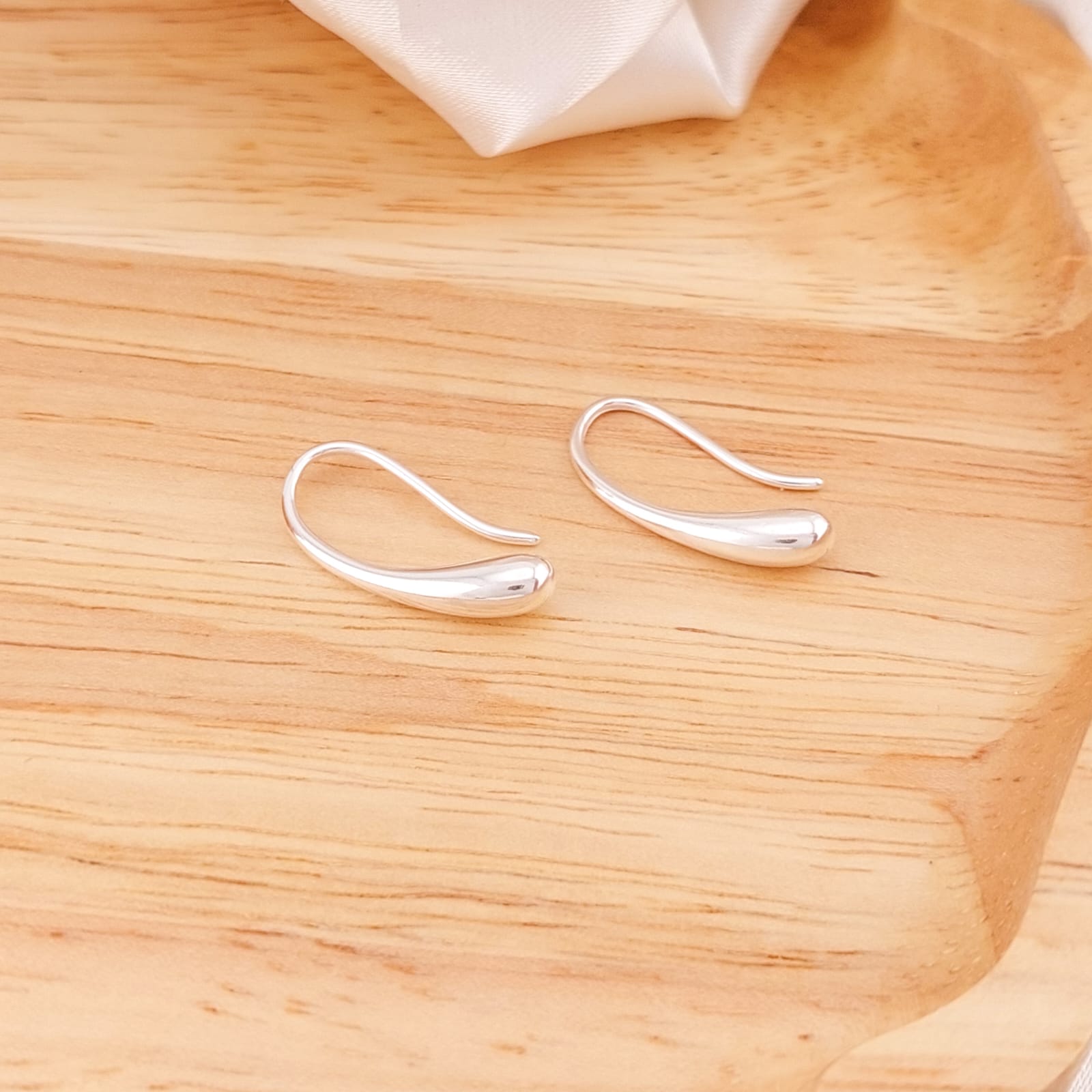 Aretes Gota 20mm Plata 925 26172