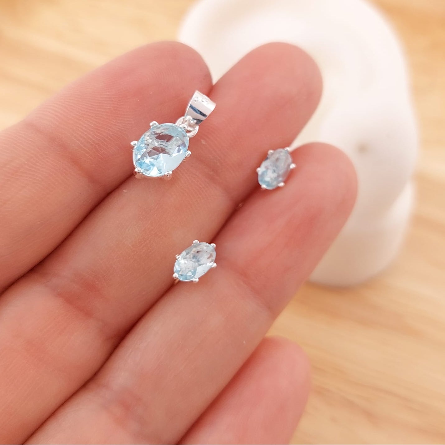 Juego Dama Plata 925 26238